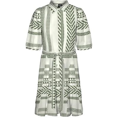 VERO MODA dam kil, Snövit/kopp: ibiza hedge grön, M VERO MODA dam kil, Snövit/kopp: ibiza hedge grön, M