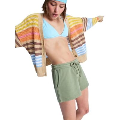 Roxy elastisk midja shorts SURF stoked kort frotté dam grön Roxy elastisk midja shorts SURF stoked kort frotté dam grön