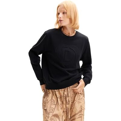Desigual Travis-tröja för kvinnor, svart, XL Desigual Travis-tröja för kvinnor, svart, XL