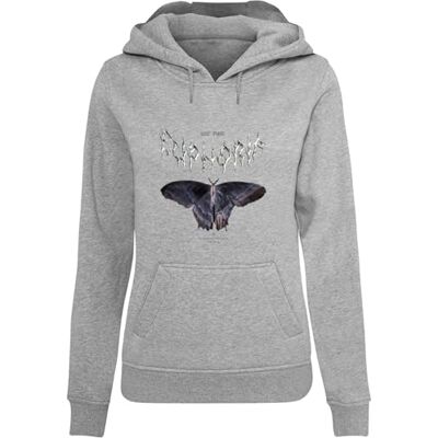 Tee Dam huvtröja Euphoria Hoody, avslappnad huvtröja med fronttryck, normal passform, storlekar XS – 5XL, Grå ljung, XS Tee Dam huvtröja Euphoria Hoody, avslappnad huvtröja med fronttryck, normal passform, storlekar XS – 5XL, Grå ljung, XS