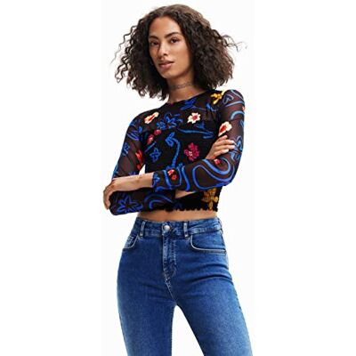 Desigual dam tshirt, svart, L Desigual dam tshirt, svart, L