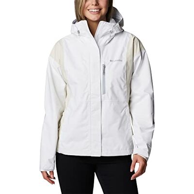 Columbia Hikebound Regnjacka för kvinnor, Vit, krita, XS Columbia Hikebound Regnjacka för kvinnor, Vit, krita, XS