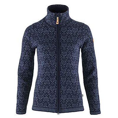 Fjällräven snöcardigan för kvinnor W långärmad tröja BLÅ M Fjällräven snöcardigan för kvinnor W långärmad tröja BLÅ M