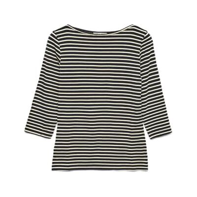 VERO MODA dam Awfiona 3/4 boatneck top noos, mörk safir, XS, Mörk safir, XS VERO MODA dam Awfiona 3/4 boatneck top noos, mörk safir, XS, Mörk safir, XS