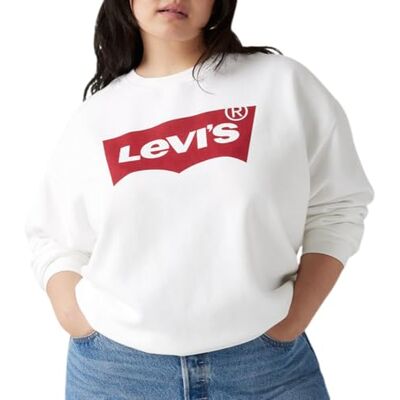 Levi's dam Pl Gr Everyday Crew huvtröja, Everyday Crew Core B, XXL stor Levi's dam Pl Gr Everyday Crew huvtröja, Everyday Crew Core B, XXL stor