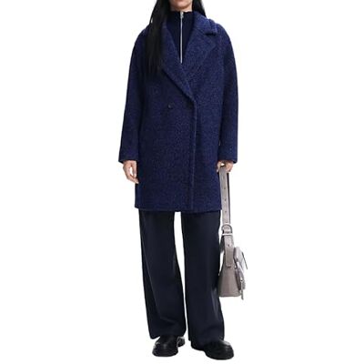 Desigual COAT_SICILIA, 5014 AZUL EUROPA, XS, blå, XS Desigual COAT_SICILIA, 5014 AZUL EUROPA, XS, blå, XS
