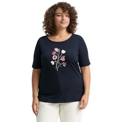TOM TAILOR Plussize dam-t-shirt, 11019 – Lunar Eclipse, 46 plus size TOM TAILOR Plussize dam-t-shirt, 11019 – Lunar Eclipse, 46 plus size