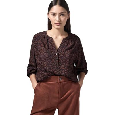 Street One Studio tryckt blus, Scarlett Red, 36 Street One Studio tryckt blus, Scarlett Red, 36