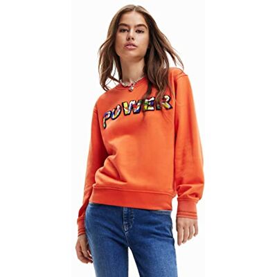 Desigual dam sweatshirt, röd, XXL Desigual dam sweatshirt, röd, XXL