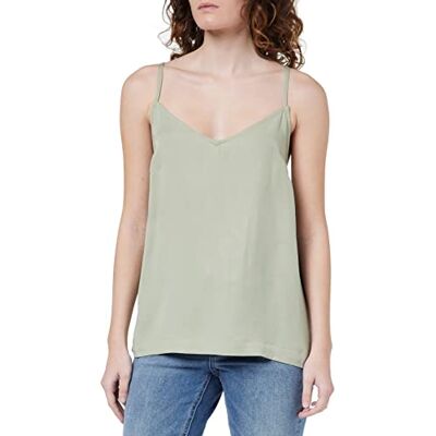 VERO MODA Damer Vmliana Sl Singlet Top Ga Blouse, Ökensalt, S VERO MODA Damer Vmliana Sl Singlet Top Ga Blouse, Ökensalt, S