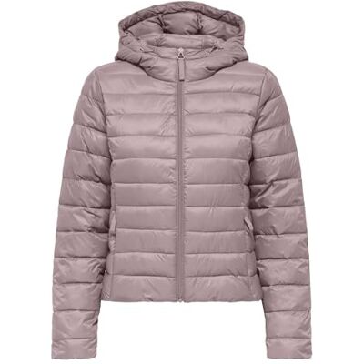ONLY Onltahia Lw Quilted Hood JKT Noos OTW, Burnished Lilac, 3x_l ONLY Onltahia Lw Quilted Hood JKT Noos OTW, Burnished Lilac, 3x_l