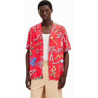 Desigual CAM_Alistair, 3001 FRESA, XXL, röd, XXL Desigual CAM_Alistair, 3001 FRESA, XXL, röd, XXL