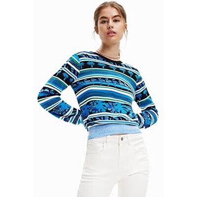 Desigual dam sweatshirt, blå, XS Desigual dam sweatshirt, blå, XS
