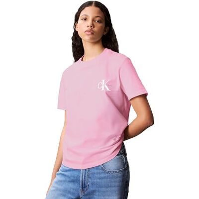 Calvin Jeans t-shirts för kvinnor, Rosa (luftig saga), XXS Calvin Jeans t-shirts för kvinnor, Rosa (luftig saga), XXS