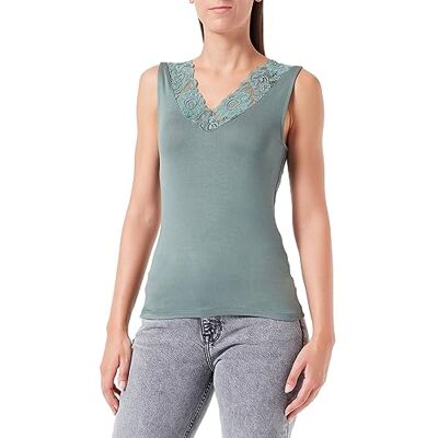 VERO MODA Bestseller A/S VMROSA SL V-hals TOP JRS NOOS, Mörk skog, M VERO MODA Bestseller A/S VMROSA SL V-hals TOP JRS NOOS, Mörk skog, M