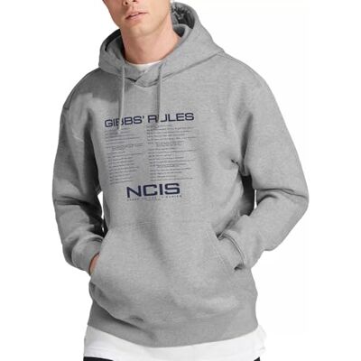 NCIS Gibbs Rules huvtröja, atletisk ljung, XX-Large, Atletisk Heather, XXL NCIS Gibbs Rules huvtröja, atletisk ljung, XX-Large, Atletisk Heather, XXL