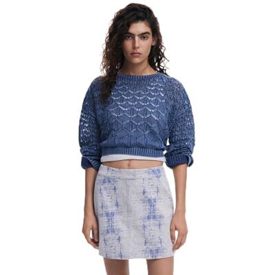 Desigual JERS_Reine 5025 Space Blue, M, Blå, M Desigual JERS_Reine 5025 Space Blue, M, Blå, M