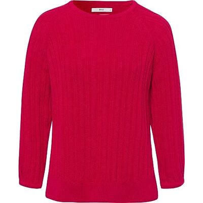 Brax Dam stil Lesley Organic Cotton SOLID tröja, läppstift PINK, 40, Läppstift rosa, 40 Brax Dam stil Lesley Organic Cotton SOLID tröja, läppstift PINK, 40, Läppstift rosa, 40