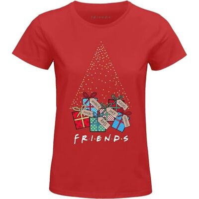 cotton division T-shirt dam, Rouge, S cotton division T-shirt dam, Rouge, S