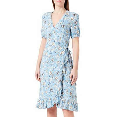 Part Two Dam Clairepw Dr Dress Feminine Silhuettklänning, Dusk Blue Ornament Flower, 38 SE Part Two Dam Clairepw Dr Dress Feminine Silhuettklänning, Dusk Blue Ornament Flower, 38 SE