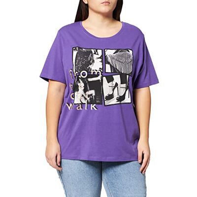Samoon dam tshirt, Kungligt lila, 42 Samoon dam tshirt, Kungligt lila, 42