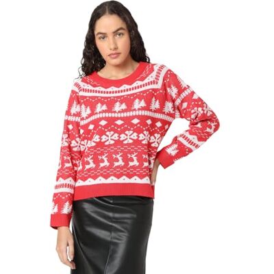 VERO MODA dam Vmfrosty Iceberry Ls highneck pull. Jul Stickad tröja VERO MODA dam Vmfrosty Iceberry Ls highneck pull. Jul Stickad tröja