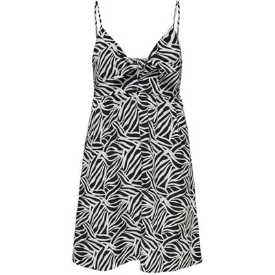 ONLY Onlnova Life Vis Jules Dress AOP, svart, S ONLY Onlnova Life Vis Jules Dress AOP, svart, S