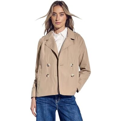 Street One dam A202057 trenchcoat, öken beige, 44, Desert beige, 44 Street One dam A202057 trenchcoat, öken beige, 44, Desert beige, 44