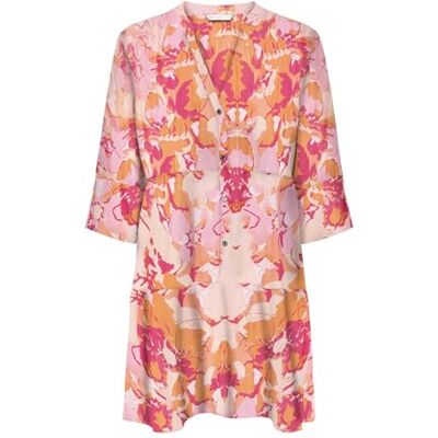 ONLY Onlnova Life Vis Thea Sleeve Dress AOP, Gyllene vallmo, XS ONLY Onlnova Life Vis Thea Sleeve Dress AOP, Gyllene vallmo, XS