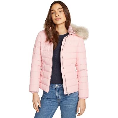 Tommy Jeans dam TJW BASIC HUVA DOWN JACKA EXT DW0DW18312 pufferjacka, rosa (balettrosa), 3XL, Rosa (balettrosa), 3XL stor Tommy Jeans dam TJW BASIC HUVA DOWN JACKA EXT DW0DW18312 pufferjacka, rosa (balettrosa), 3XL, Rosa (balettrosa), 3XL stor