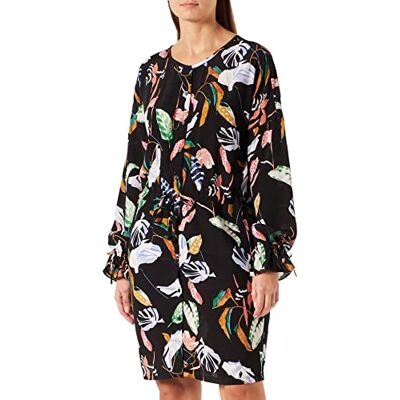 mbyM Alicante Casual klänning för kvinnor, Svart (Win Print), S mbyM Alicante Casual klänning för kvinnor, Svart (Win Print), S