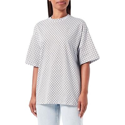 United T-Shirt Damer, 69E Randig blå, M United T-Shirt Damer, 69E Randig blå, M