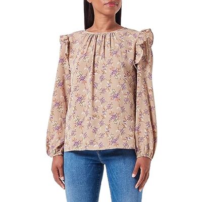 SIDONA Blusar, Beige Multifärg, XL för kvinnor, Beige Flerfärgad, XL SIDONA Blusar, Beige Multifärg, XL för kvinnor, Beige Flerfärgad, XL