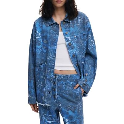 Desigual CHAQ_PASLEYBLUE, 5002 BLÅ PALO, S, Blå, S Desigual CHAQ_PASLEYBLUE, 5002 BLÅ PALO, S, Blå, S