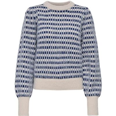 JDY sigrid Life L/S On Puff Pull KNT Noos, Cement, L JDY sigrid Life L/S On Puff Pull KNT Noos, Cement, L