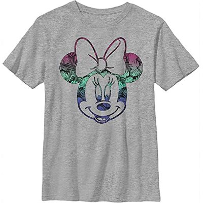 Disney -karaktärer Tropic Fill Mimmi pojkens ljung Crew T-shirt, Atletisk Heather, XS Disney -karaktärer Tropic Fill Mimmi pojkens ljung Crew T-shirt, Atletisk Heather, XS