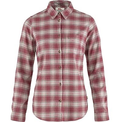 Fjällräven Övik flanellskjorta för kvinnor W tröja, Mesa lila/dimma, S Fjällräven Övik flanellskjorta för kvinnor W tröja, Mesa lila/dimma, S