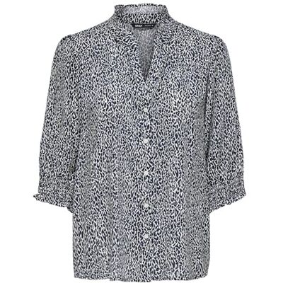 ONLY Carmakoma Carraya 3/4 skjorta WVN Noos, natthimmel, 46 ONLY Carmakoma Carraya 3/4 skjorta WVN Noos, natthimmel, 46