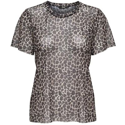 ONLY Endast Onlmaja Leo Mesh S/S Top JRS, svart, L ONLY Endast Onlmaja Leo Mesh S/S Top JRS, svart, L