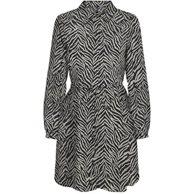 ONLY Dam Onlnova Life Elite L/S skjorta klänning, svart, L, Svart, L ONLY Dam Onlnova Life Elite L/S skjorta klänning, svart, L, Svart, L