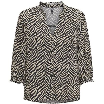 ONLY Onlnova Life Vis 3/4 Rina Top, svart, L ONLY Onlnova Life Vis 3/4 Rina Top, svart, L