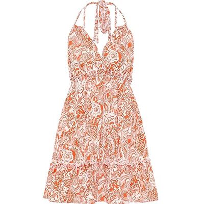 ISHA TRADE isha damer sommarklänning 19326439-IS01, röd vit, XL, Sommarklänning, XL ISHA TRADE isha damer sommarklänning 19326439-IS01, röd vit, XL, Sommarklänning, XL