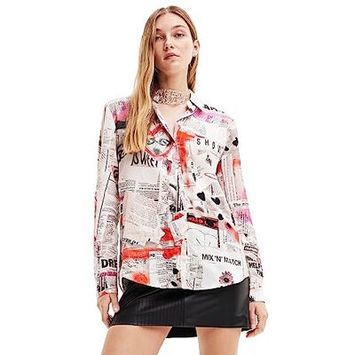 Desigual CAM_Matera, 1000 vit, XS, Vit, XS Desigual CAM_Matera, 1000 vit, XS, Vit, XS
