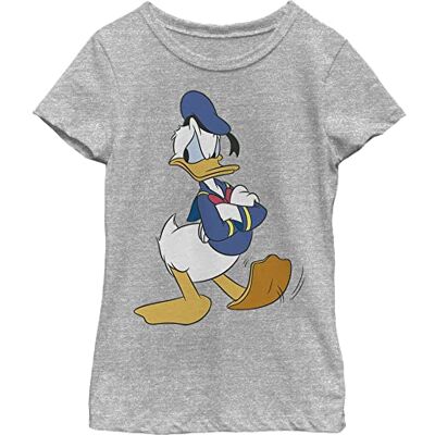 Disney -karaktärer traditionell Donald flicka ljung crew-tröja, Atletisk Heather, XS Disney -karaktärer traditionell Donald flicka ljung crew-tröja, Atletisk Heather, XS