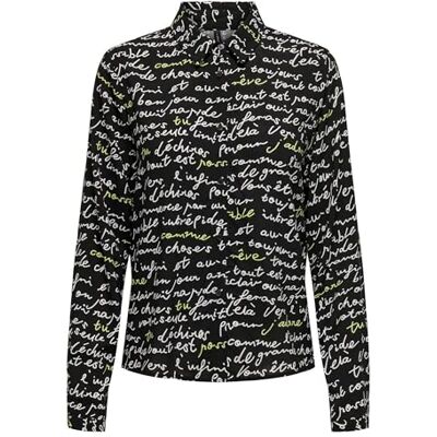 ONLY Onlnova Life Elite L/S Maya Shirt AOP, Black/Aop:595 Lé Téxt, M ONLY Onlnova Life Elite L/S Maya Shirt AOP, Black/Aop:595 Lé Téxt, M