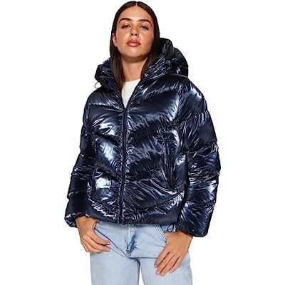 Trendyol damer rak plus size rockar, marinblå, L stor Trendyol damer rak plus size rockar, marinblå, L stor