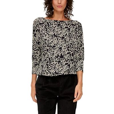s.Oliver dam t-shirt 3/4 ärm svart, 32, svart, 32 SE s.Oliver dam t-shirt 3/4 ärm svart, 32, svart, 32 SE