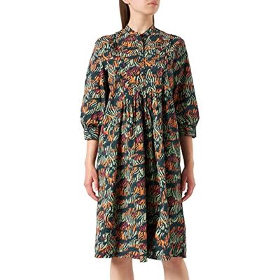 camel active Womenswear Dam avslappnad klänning, Aop-multicolor, M camel active Womenswear Dam avslappnad klänning, Aop-multicolor, M