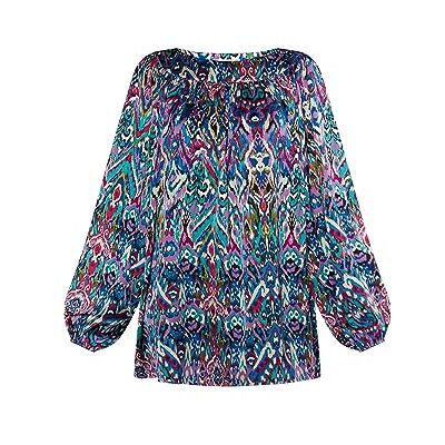 SIVENE Damblus, Blå flera färger, XL SIVENE Damblus, Blå flera färger, XL