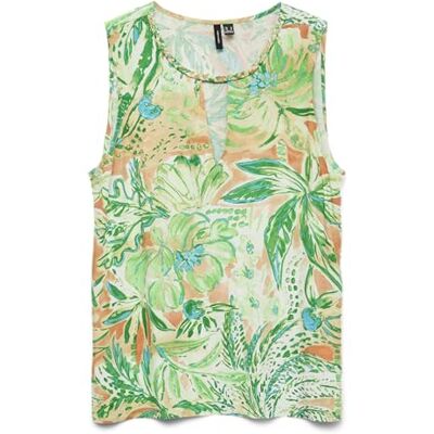 VERO MODA Vmbia Betty Sl Top WVN Ga, Sommargrön, M VERO MODA Vmbia Betty Sl Top WVN Ga, Sommargrön, M